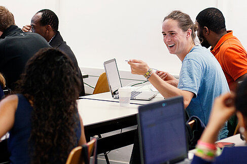 Students chatting
