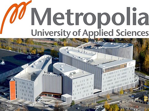 Myllypuro Campus with logo