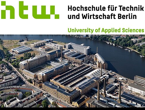 Wilhelminenhof Campus with logo